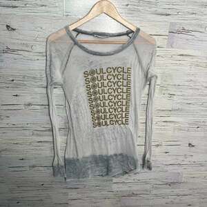Soulcycle long sleeve size medium gray